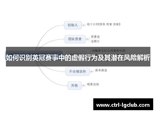 如何识别英冠赛事中的虚假行为及其潜在风险解析 如何识别英冠赛事中的虚假行为及其潜在风险解析